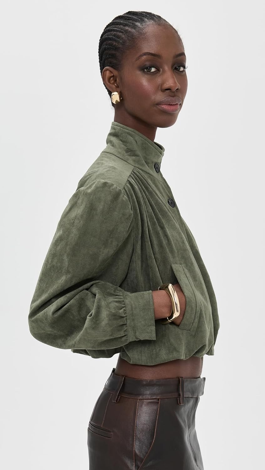 Lioness Women's Luminous Faux Suede Jacket - Image 4