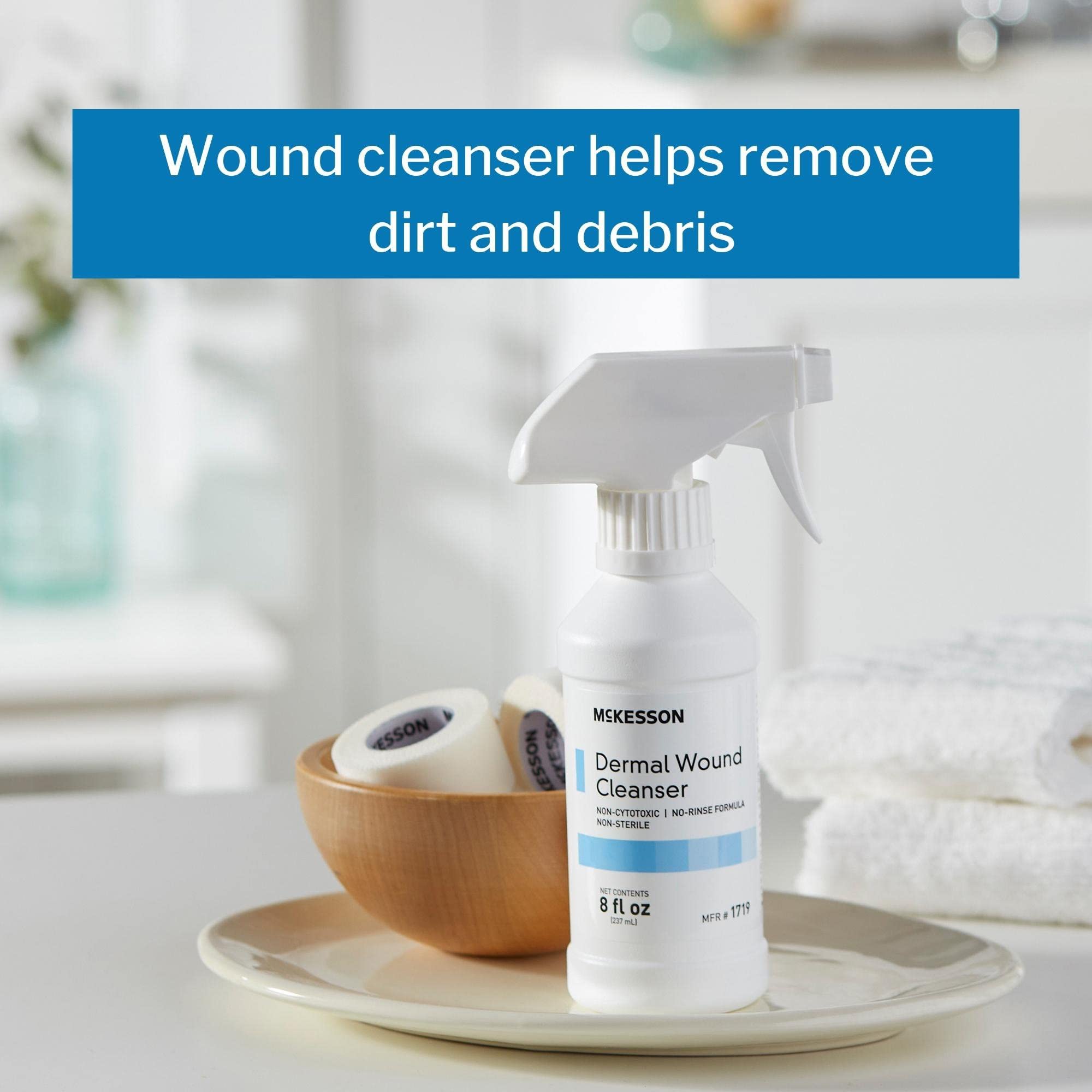 Amazon.com: McKesson Dermal Wound Care Cleanser Spray, 8 oz [6