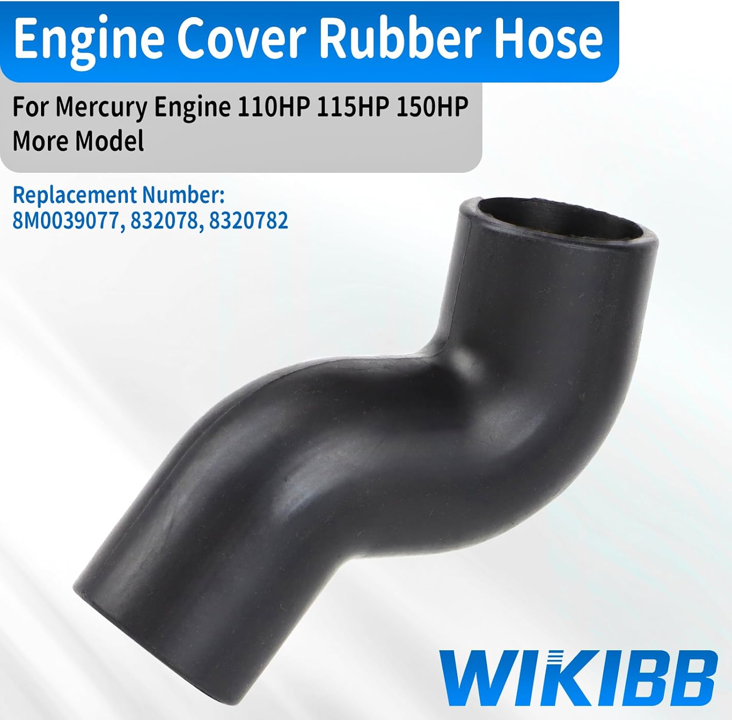 For Mercury Engine Cover Rubber Hose Replaces 8M0039077, 832078, 8320782, For For Mercury 110HP 115HP 150HP More Model