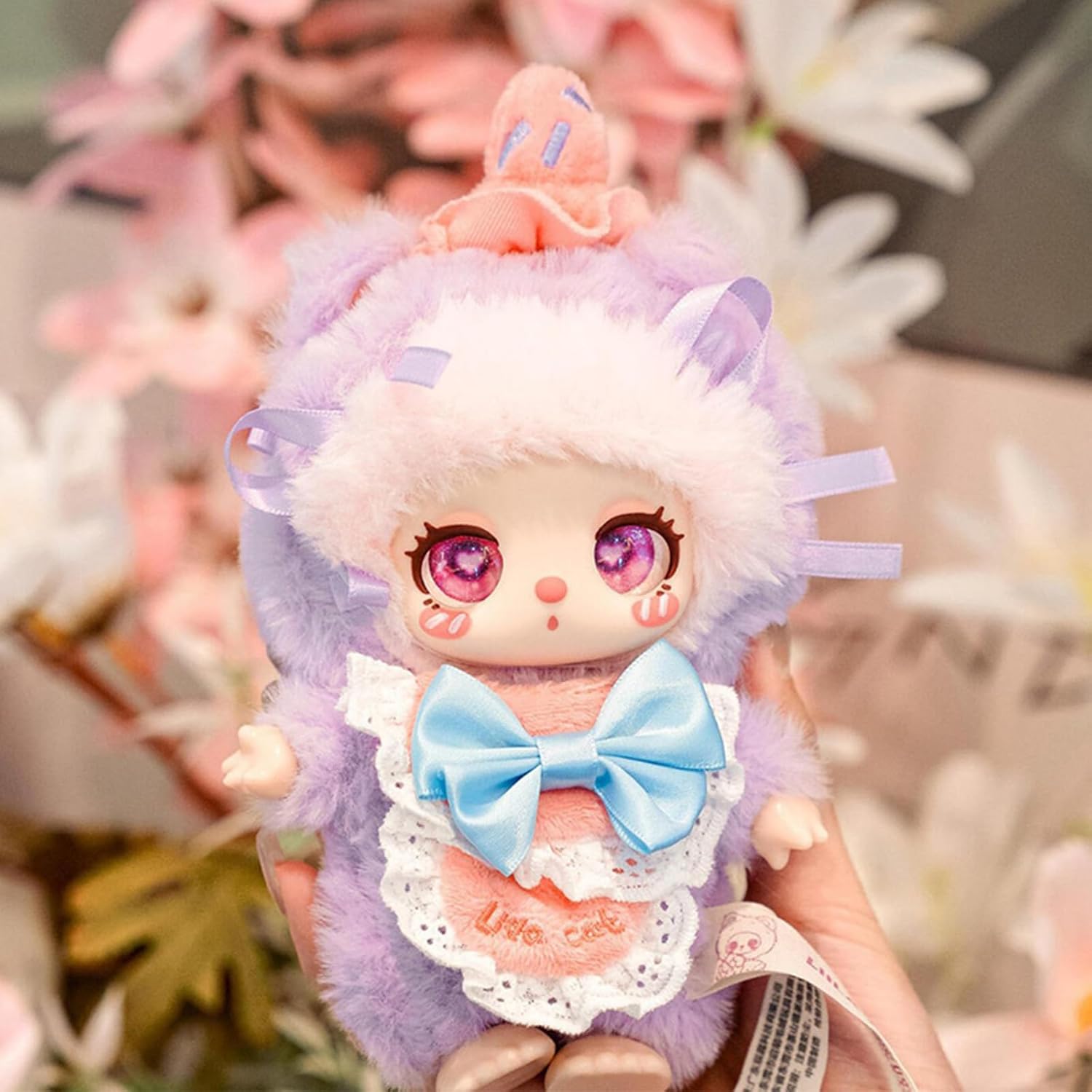 Liila V4 Liila's Chef Kitten Series Plush Doll Box, 8'' Cute Stuffed Animal Mystery Collectible Toy, Trendy Play Bag Pendant Birthday Gift, Random 1pc