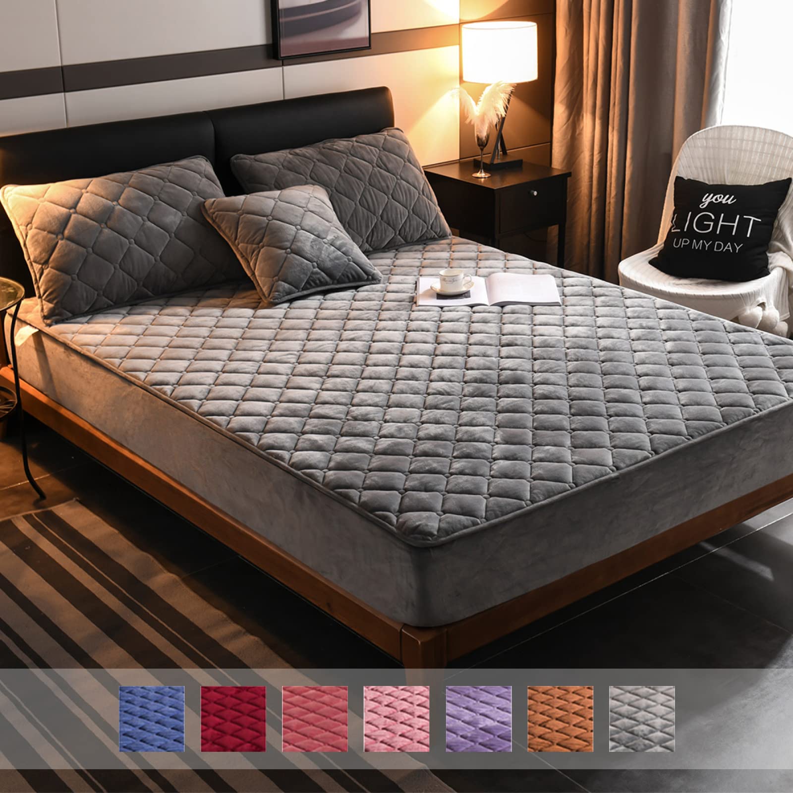 Puszyste prześcieradło z polaru premium, przytulne, kaszmirowe w dotyku, ciepła pościel dla wygodnego, kawowego koloru, 90 x 200 cm + kieszeń o głębokości 25 cm