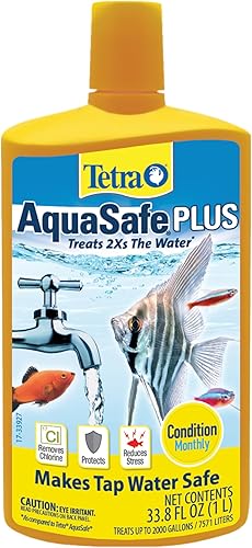 Miniatura 11 de Tetra AquaSafe Plus, 8.45 onzas, acondicionador de agua para acuario y declorador, número de modelo: 46798162681