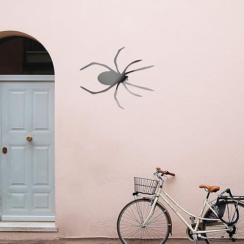 Miniatura 6 de Calcomanías de araña Cb (plata metálica) (juego de 2) calcomanías de vinilo impermeables de alta calidad para teléfono portátil, accesorio de