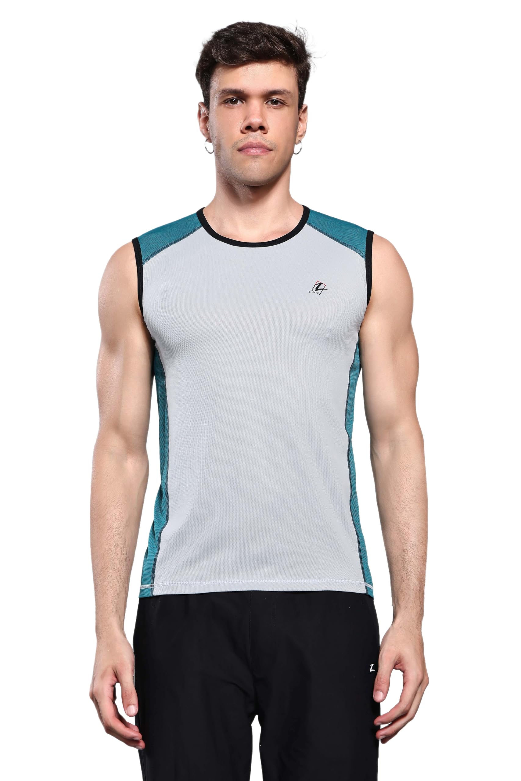 z zagros Zagros Active Wear Vest for Men-XL Silver-picture-36