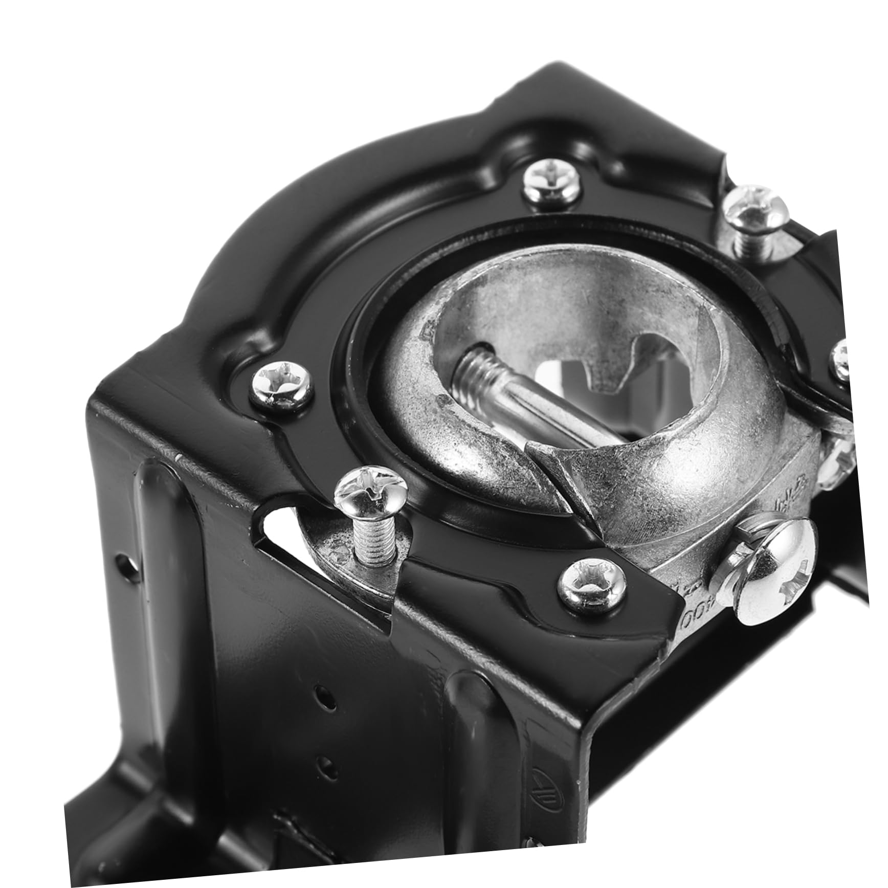 OSALADI Ceiling Fan Mounting Bracket – Cathedral Ceiling Canopy Mount, Iron Construction, Black Finish, For Sloped Or Standard Ceilings