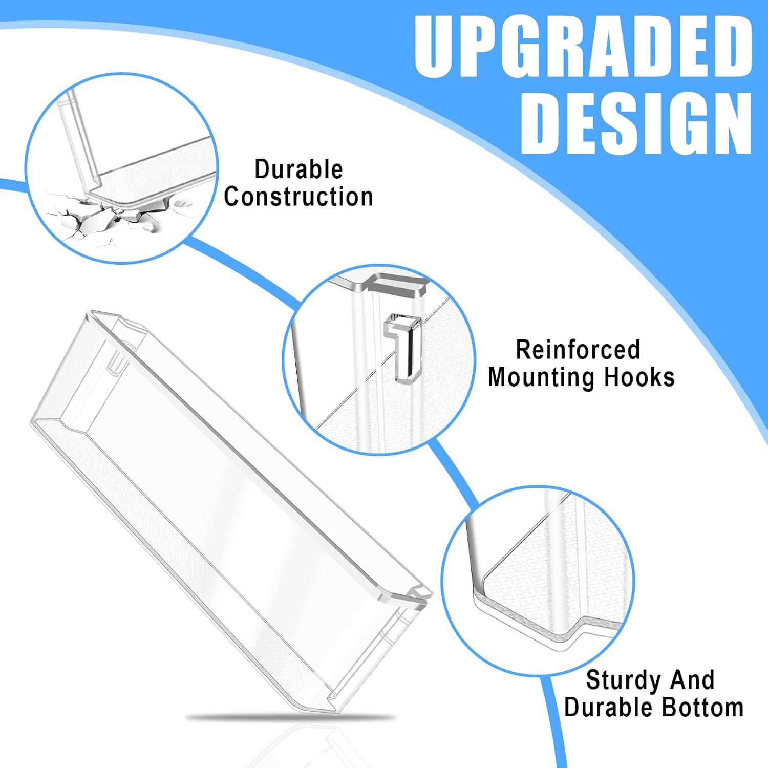 UPGRADED AAP74271304 Refrigerator Door Shelf Bin Compatible with LG Refrigerator Door Shelf Replacement,AAP73252302 Fridge Door Shelves For LG Refrigerator Parts LRMDS3006S/D LRMDC2306S LRMVC2306D