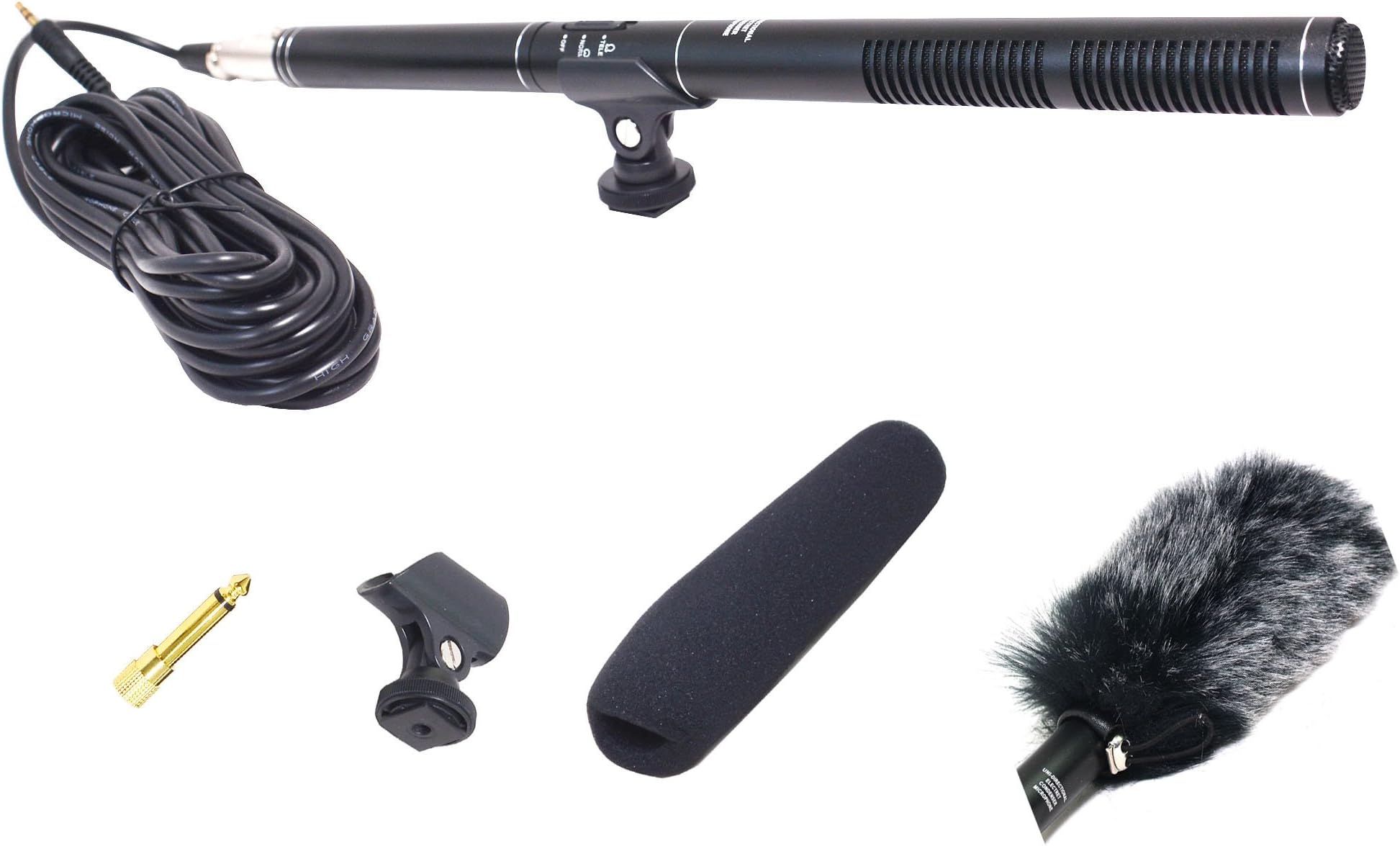 Comica CVM-V30 LITE Video Microphone Super-Cardioid Condenser On-Camera Shotgun Microphone for Canon Nikon Sony Panasonic DSLR Cameras iPhone Samsung Huawei with 3.5mm Jack(Red)