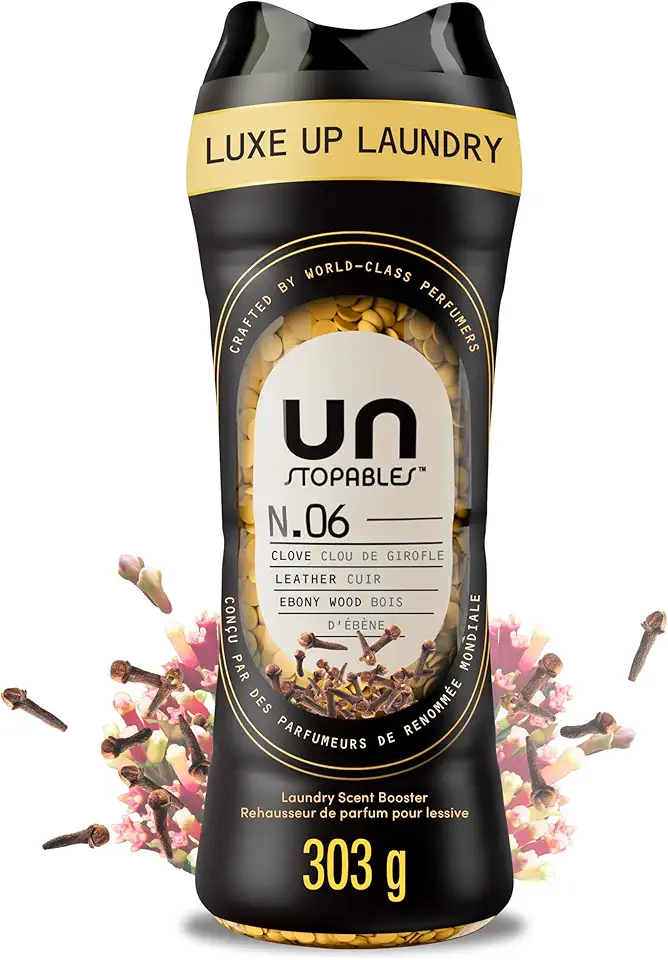 Downy Unstopables Unlimited Collection In-Wash Laundry Scent Booster Beads, No. 06, Fine Fragrance, Long-Lasting Fresh Scent Beads, 303 g