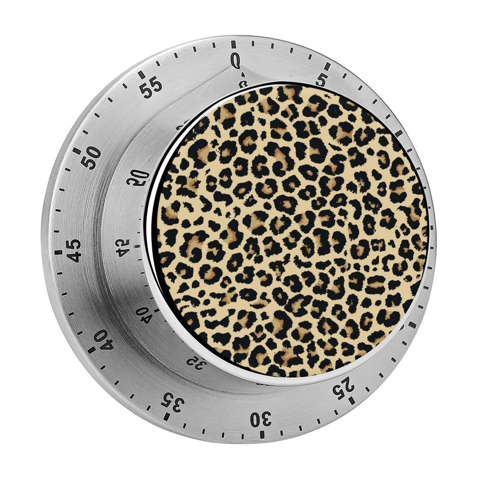 Leopard Print Sign Mechanical Rotary Timer, Used for Daily Timing