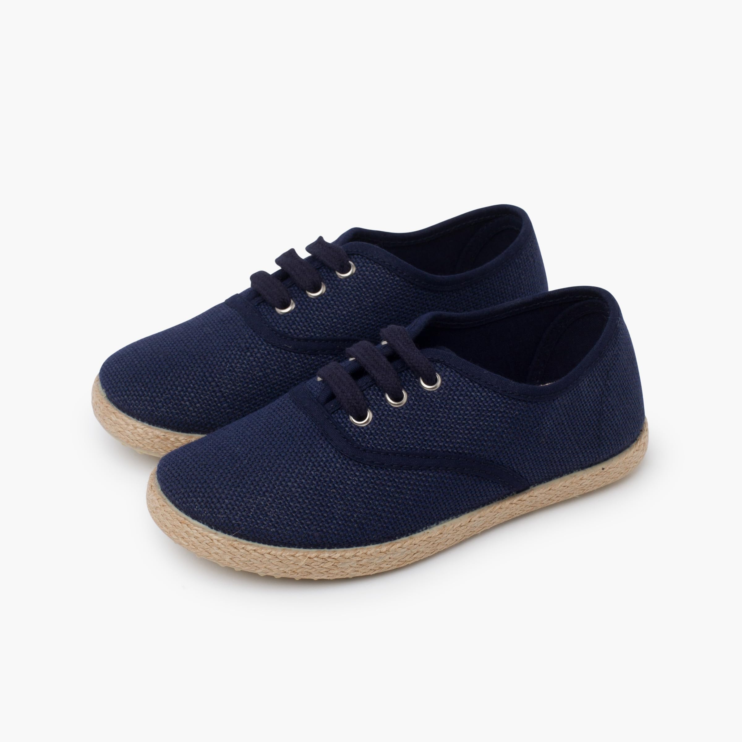 Zapatillas Lino Cordones Suela Alpargata
