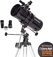 Vista 3 de Celestron - Adaptador de fotografía para telescopio y teléfono inteligente PowerSeeker 127EQ para telescopio y filtro lunar para telescopio