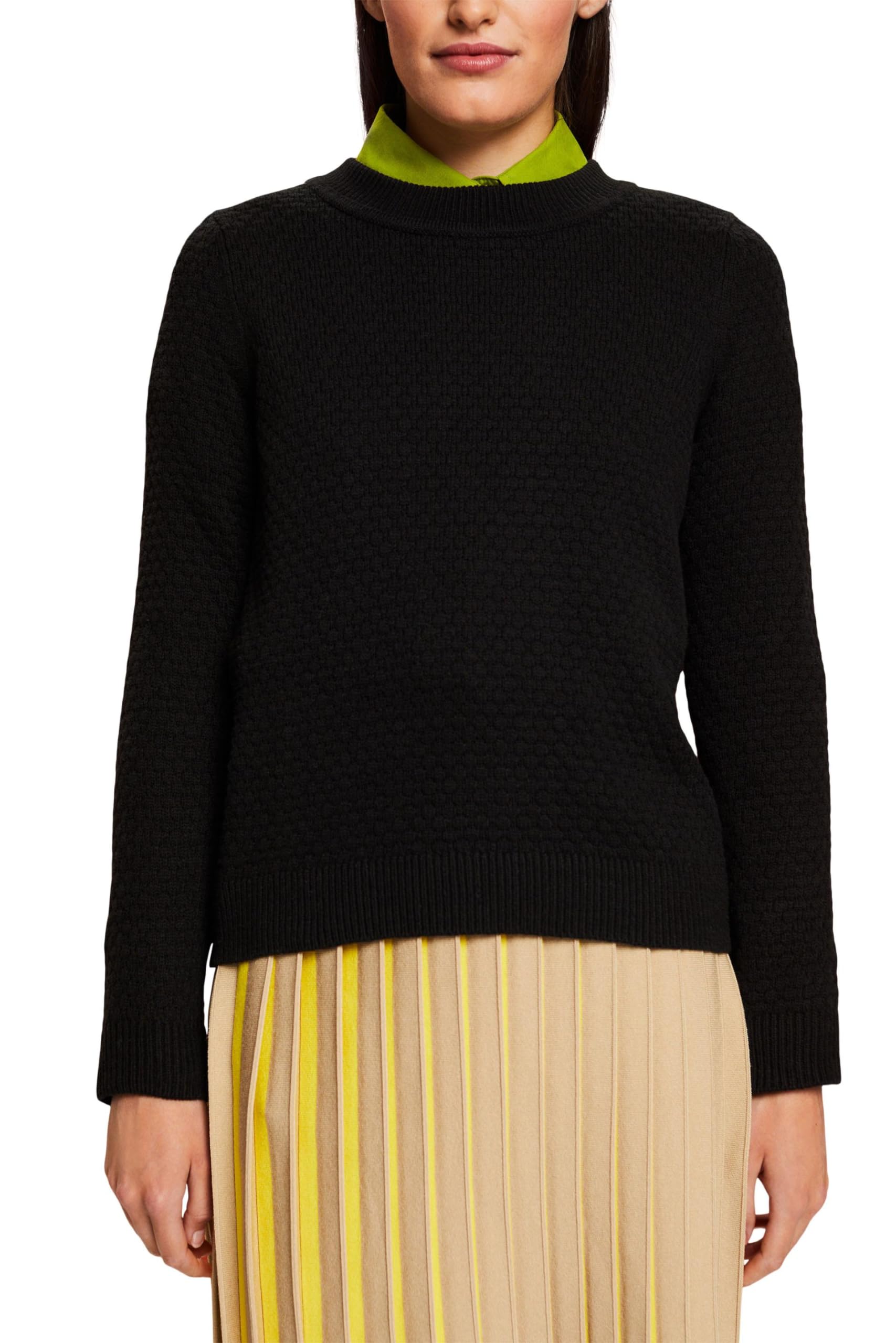 Esprit Women's 001/Black 103Ee1i355 Pullover Sweater,