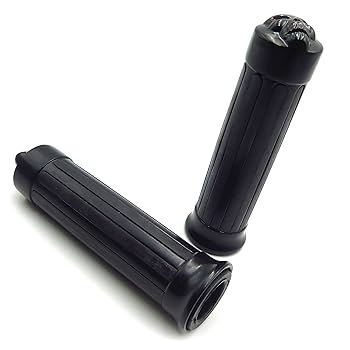 Amazon.com: HTTMT MT080-25-BK Black Skull style Hand Grips 1