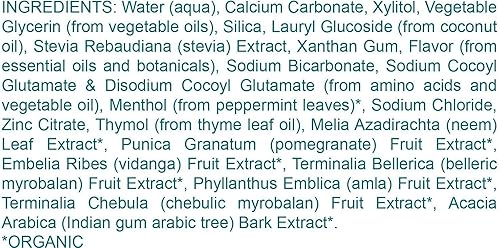Miniatura 3 de Himalaya Botanique Pasta de dientes de cuidado completo simplemente menta reductor de placa para dientes más brillantes y aliento fresco 529 oz 2