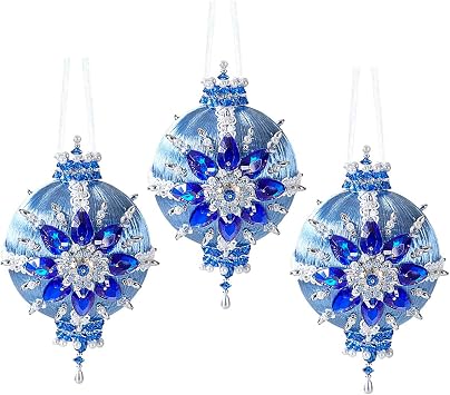 Herrschners Cerulean Burst Ornament Kit