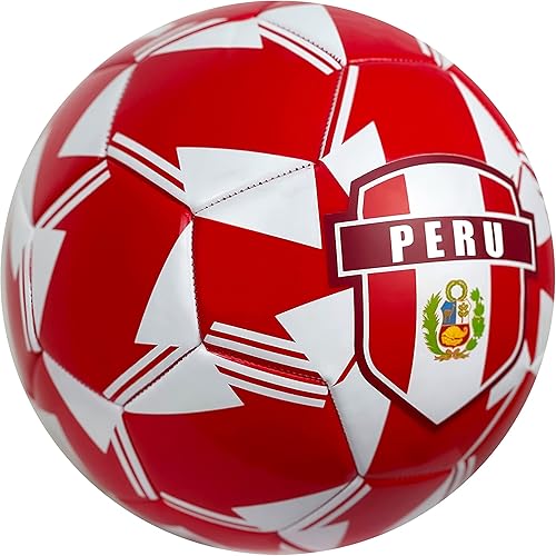 Miniatura 5 de Icon Sports Balón de fútbol Perú (talla 5), Pelota de Futbol de Perú #5