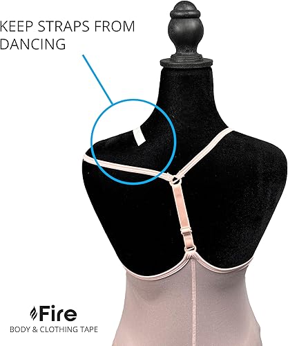 Miniatura 4 de Cinta de cuerpo y ropa de fuego, 36 unidades, cinta de doble cara, lencería y tela a la piel Todos los días, Claro