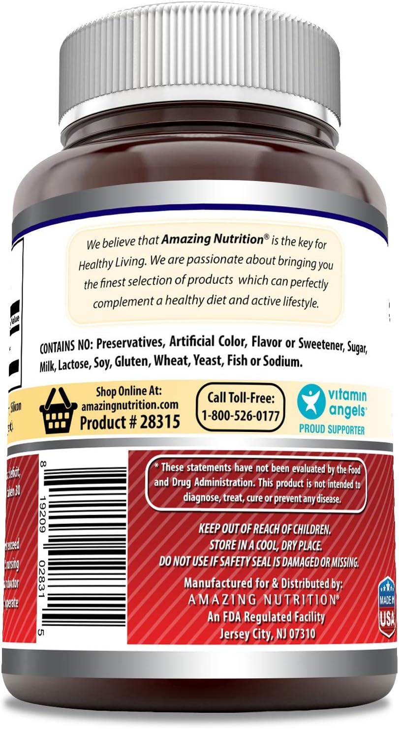 Amazing Formulas HMB 2,000 MG - 60 Servings - Supports Lean Muscle Mass - Boosts Workout Recovery Time -120 Count : Health & Household