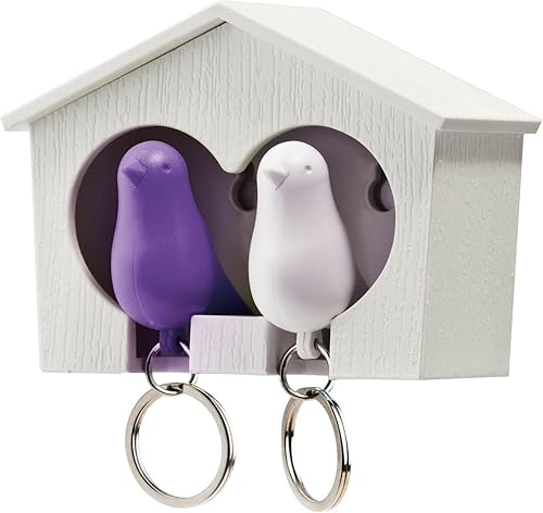 Qualy Key Storage Duo Sparrow Key Ring Purple 5217023PU