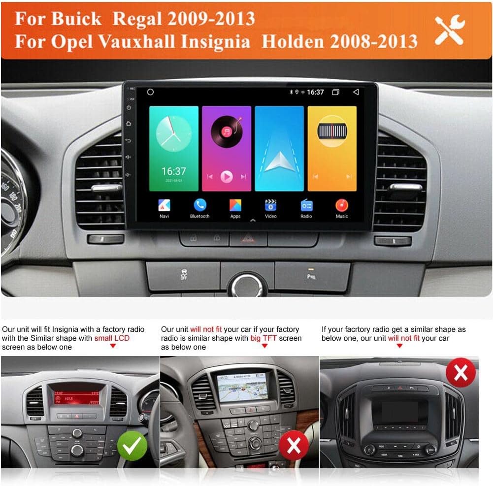 Android 10.0 samochodowe radio DVD GPS stereo radioodtwarzacz nawigacja 64 GB BT 4 GB RAM Wi-Fi do Opel Holden Insignia 2008-2013 Bluetooth Steeirng sterowanie kółkiem