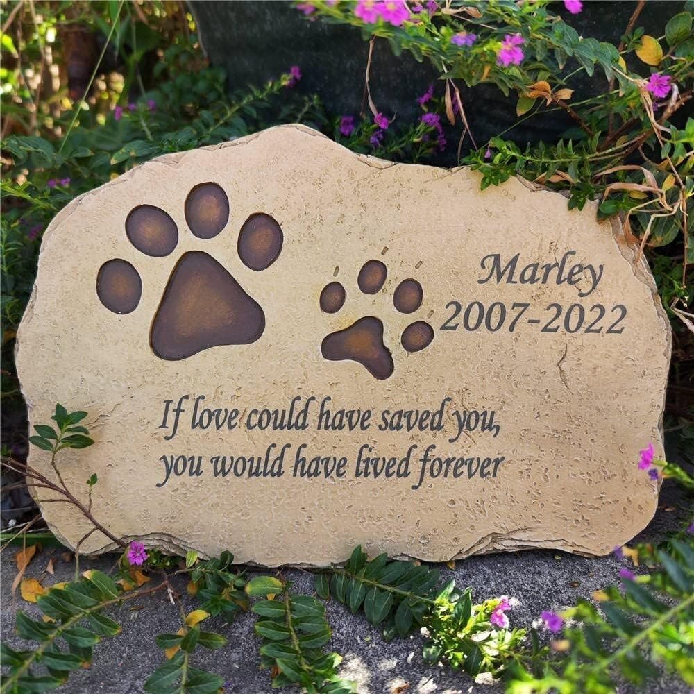 Customised Pet Memorial Stones are Suitable for Dogs and Cats.