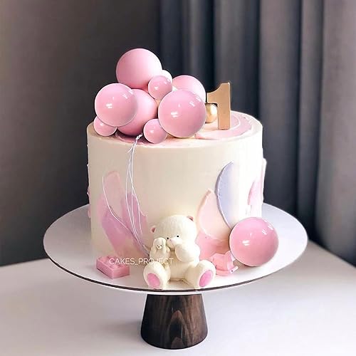 Miniatura 7 de Rsstarxi 30 piezas de bolas para decoración de tartas, mini globos para tartas, bolas de espuma, decoración de pastel, decoración de pastel en forma
