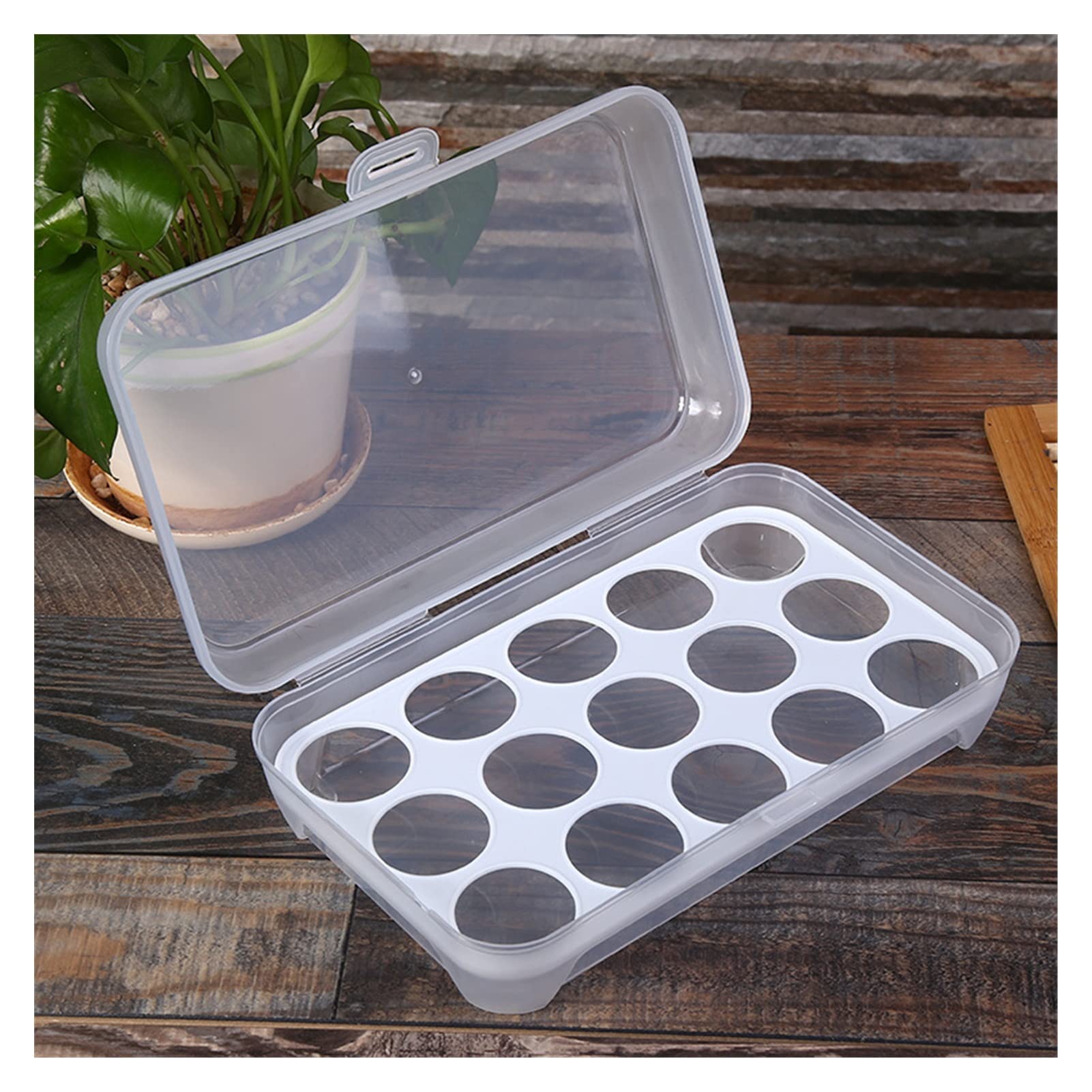 Boîte de rangement d'œufs ménagers, conteneur d'œufs Portable en plastique, support d'œufs, réfrigérateur, boîte d'œufs alimentaires, étui organisateur, Gadget de cuisine