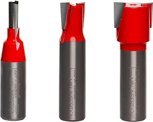 Freud 89-100 juego de 3 brocas para ruteadora redondas en forma de abalorio