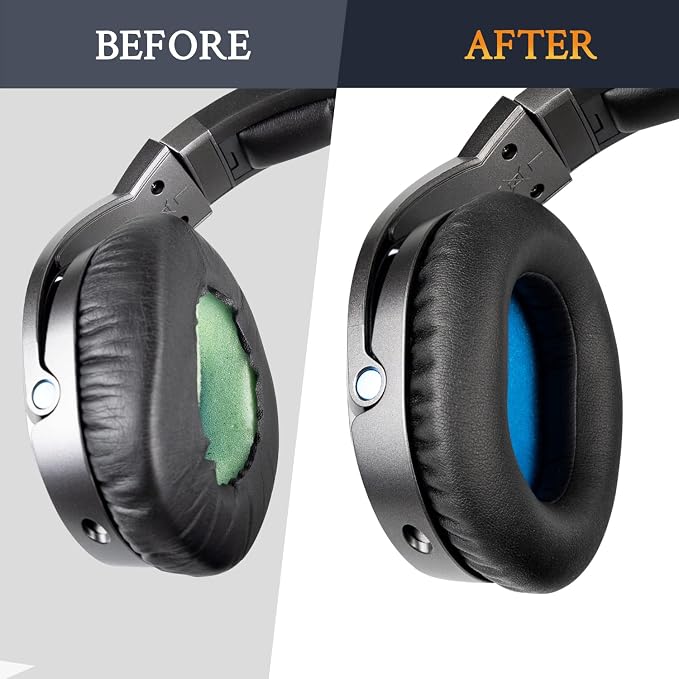 Repuesto Almohadillas Auriculares SOULWIT para Sennheiser HD6/HD7/HD8 miniatura 4
