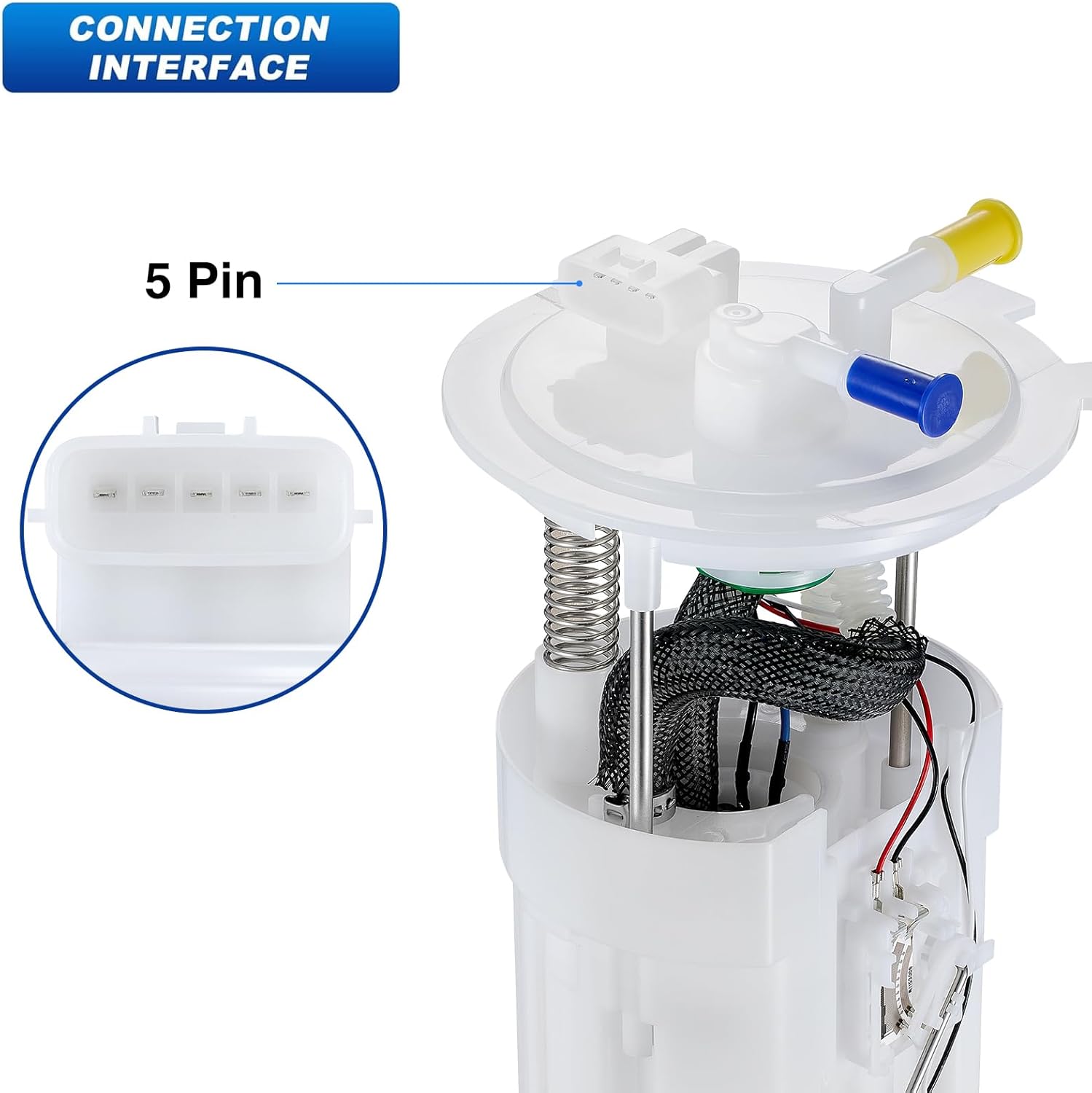 Fuel Pump Assembly Compatible with Nissan Altima 2007-2013 2.5L 3.5L V6, for Maxima 2009-2014 3.5L V6, Replaces E8755M FG0986