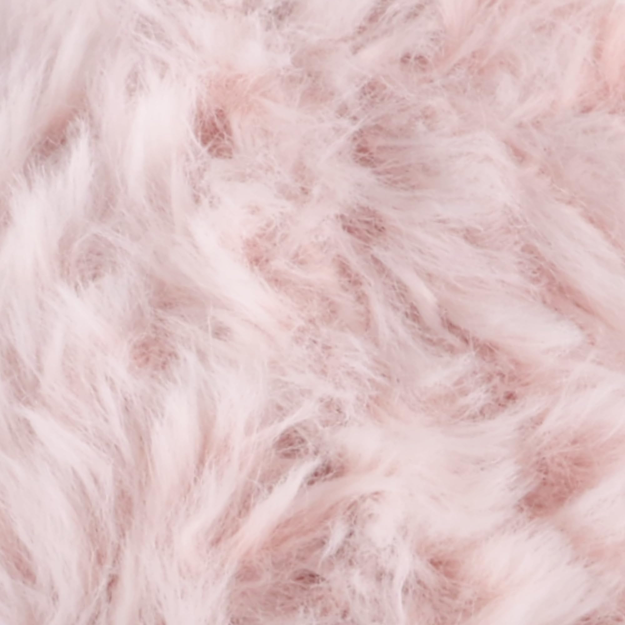 JubileeYarn Luxe Fluff - Ovillo de lana de poliéster grueso de 100 g/madeja de piel sintética - Grulla - 4 madejas