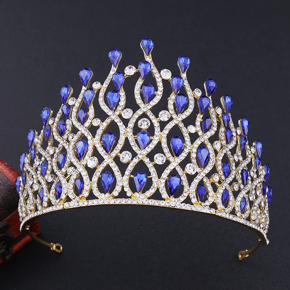 Amazon.com: OOGHE Tiaras and Crowns for Women, Baroque Royal  display picture 1