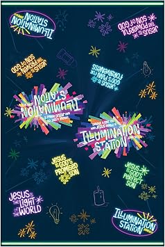 Lifeway Kids VBS 2026 Illumination Station Tablecloths Pack of 2