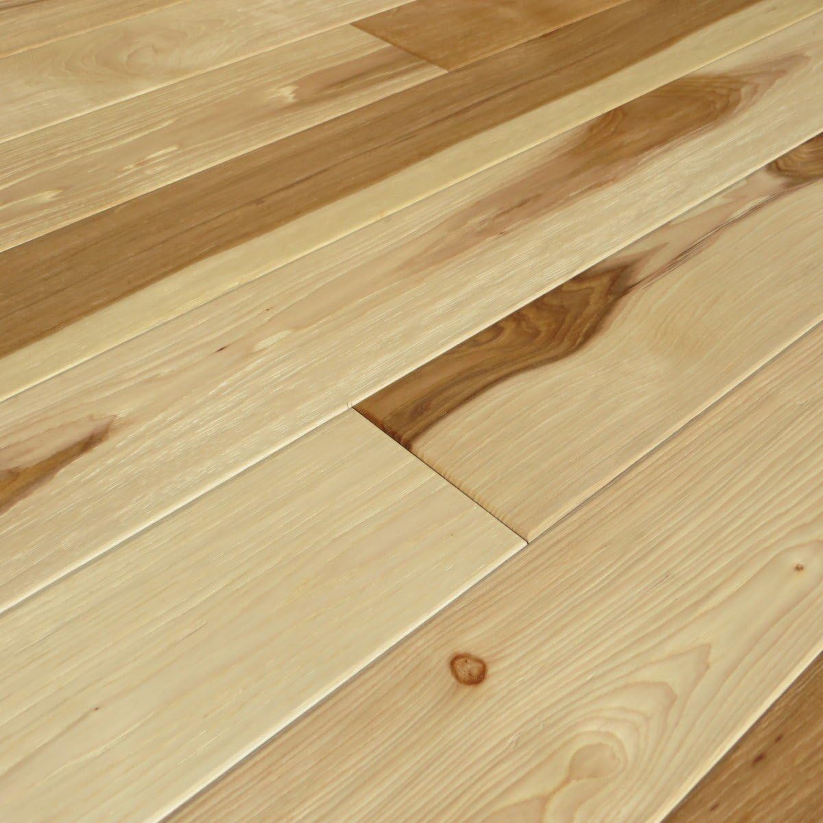 Hickory Natural Hand Scraped UV Oiled Engineered Wood Floor (Sample)