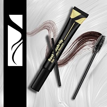HAIOLORPRO Root Touch Up Dark Brown, Hair Mascara for Grey Hair, Water-Resistant hair Root Colour Touch Up for Women Root Cover Up, Beard Filler for Men, Root Hair Concealer Cover Gray Stick, 0.53oz