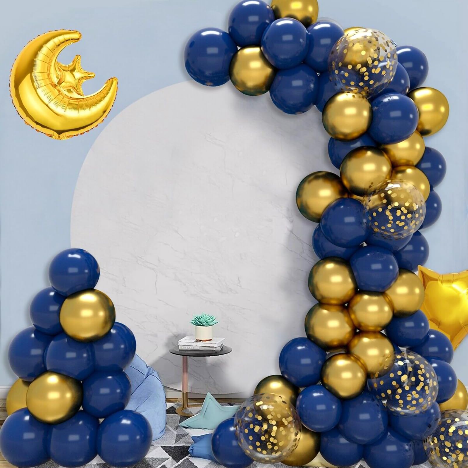 Amazon | Eid Mubarak ホーム装飾 - 70個 ラマダンデコレーション 