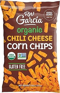 Organic Chili Cheese Corn Chips, Gluten Free, 7.5oz Bags, 4 Pack