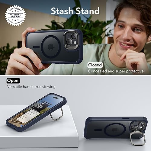 Miniatura 5 de ESR Funda para iPhone 15 Plus, carcasa MagSafe de cuerpo completo, supera la protección de grado militar, funda magnética para iPhone 15 Plus, funda