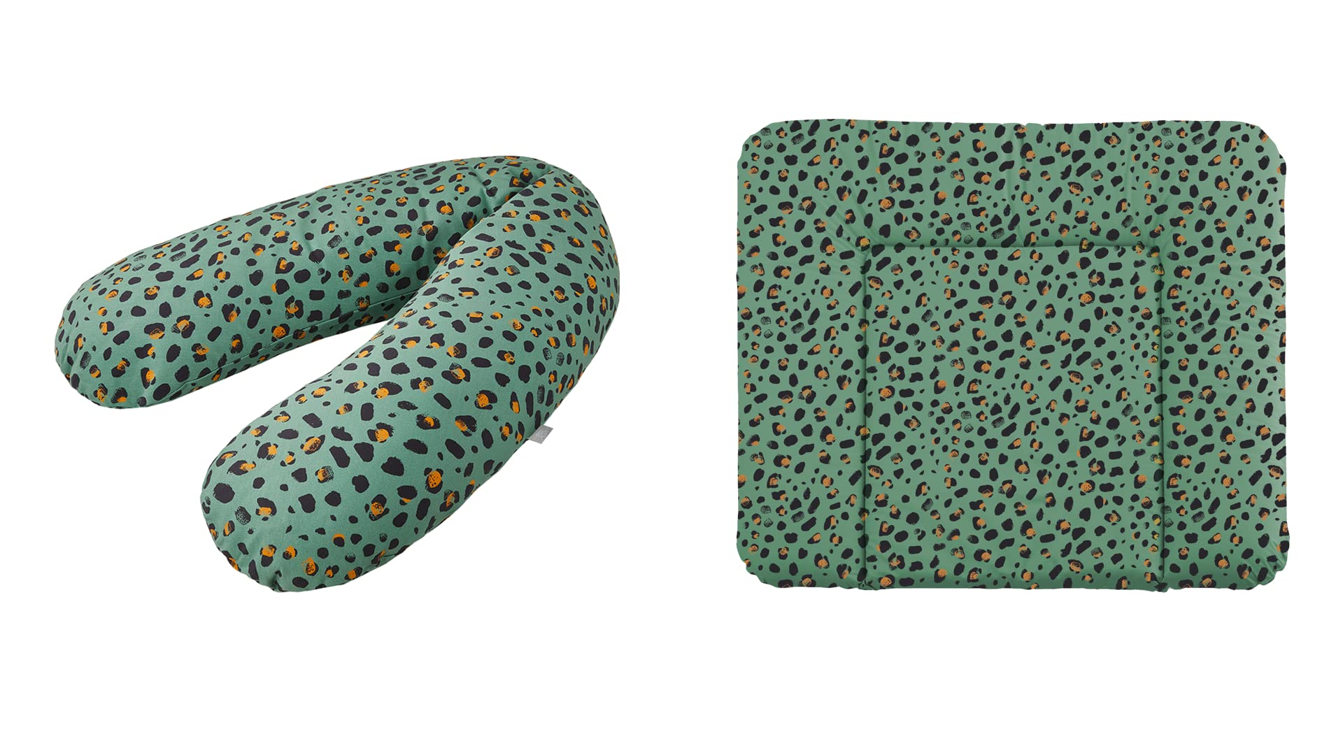 Rotho Babydesign Cojines lactancia Multi+Wide leopardo, multicolor
