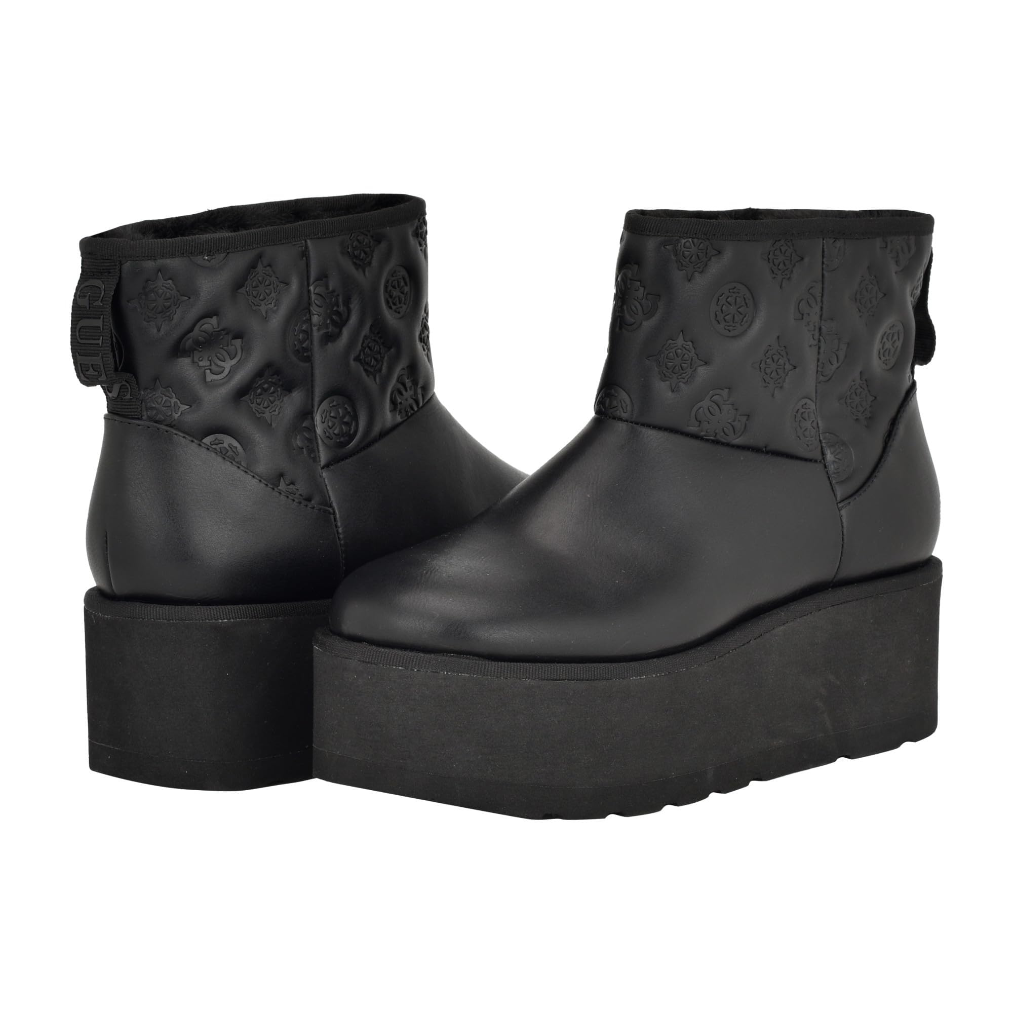 Guess Women's Jilla Ankle Boot, Black 002, 8.5 UK