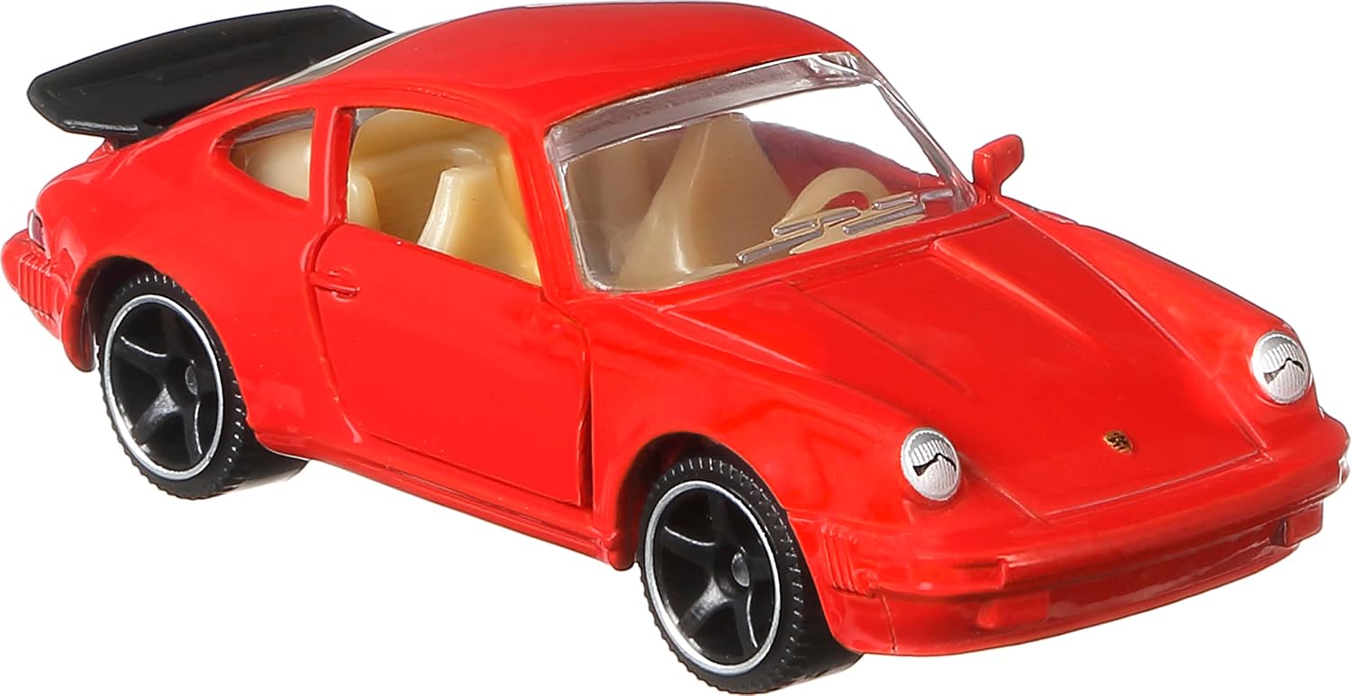 Matchbox Cars 6-Pack, Set of 6 Toy Vehicles in 1:64 Scale, Trunks, Hoods or Doors Open & Close: Porsche, Lamborghini, BMW, Datsun & Pagani