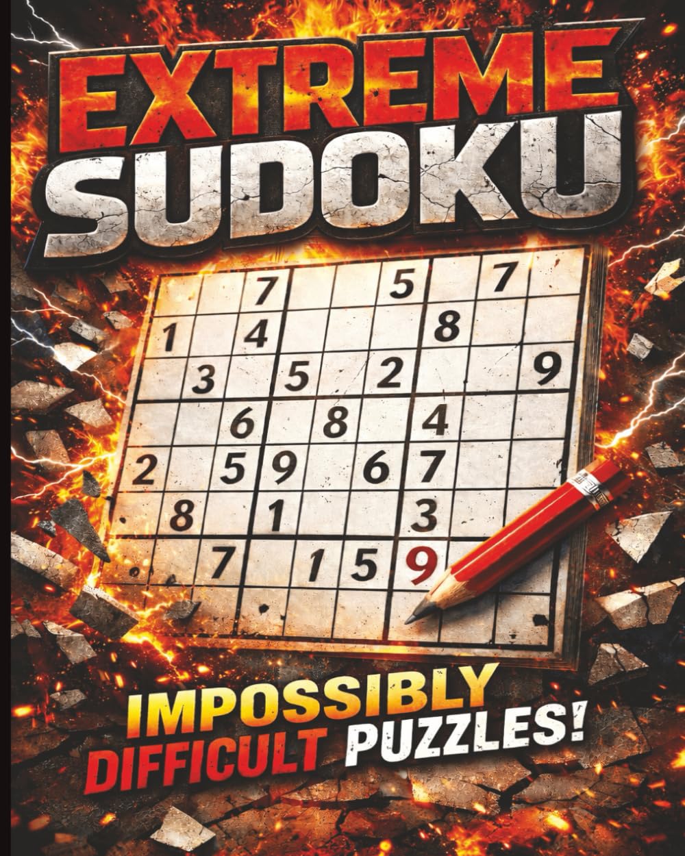 Extreme Sudoku Impossibly Difficult Puzzles for Advanced & Expert Solvers (Elemental Sudoku Collection: Fire. Sea. Earth. Wind. — Extreme Puzzles for Elite Solvers)