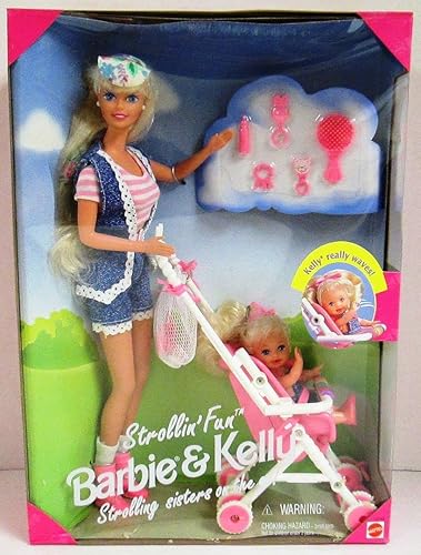 Mattel Barbie y Kelly divertidos paseando