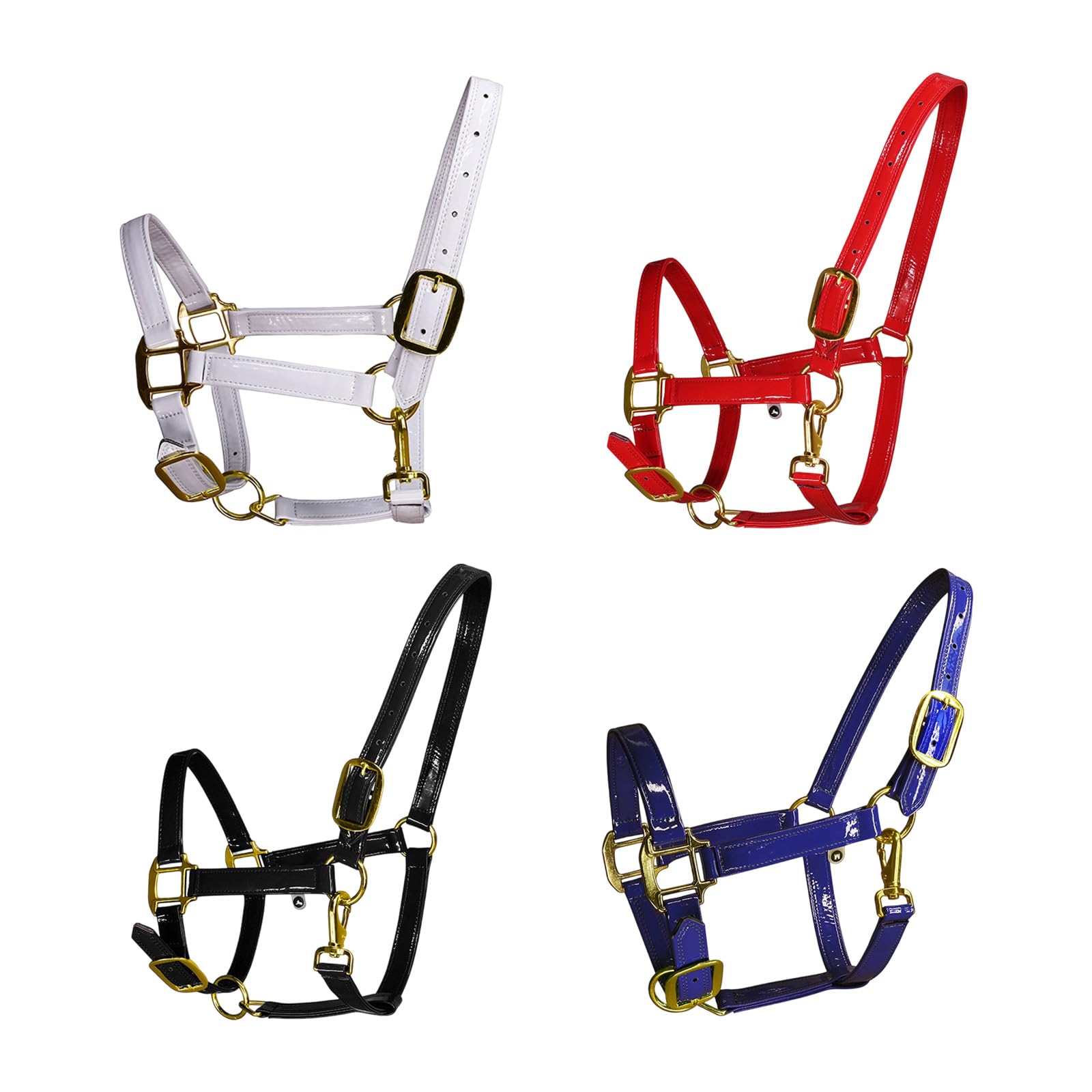 Caballo de cuero elegante de alta calidad con hebillas de aleación, impermeable y resistente al olor, para ecuestres, deportes, ecuestres, caballo, cabeza
