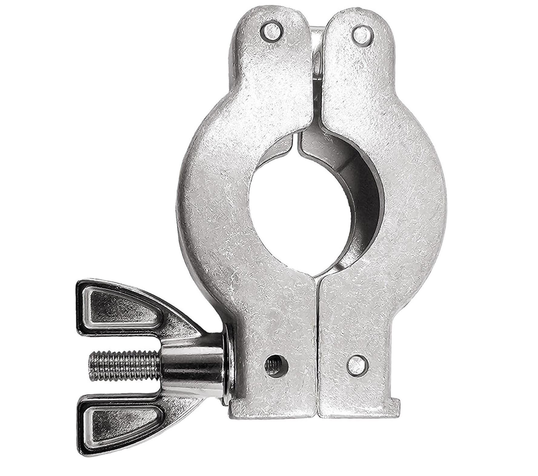 2 Pcs KF-40 Flange Quick Clamp Hinge - ISO-KF Vacuum Fittings, Stainless Steel Wing Nut Clamp for Vacuum Systems(KF16)
