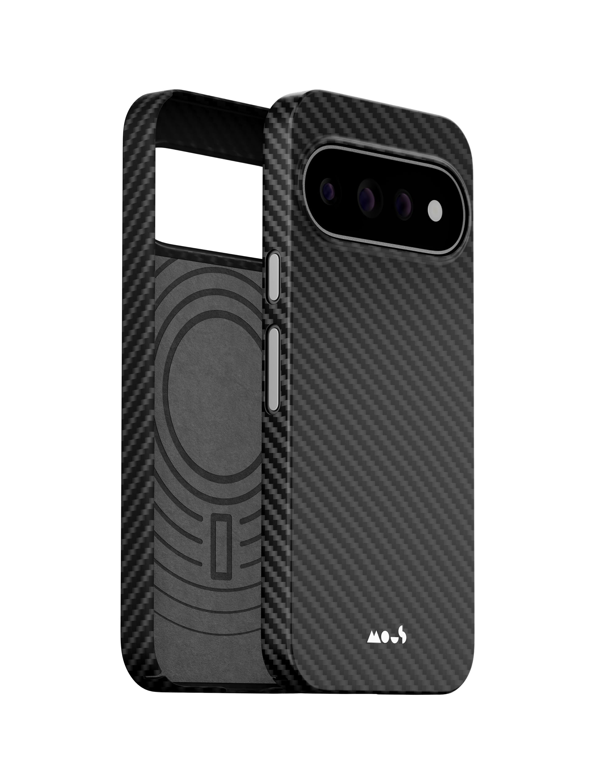 Mous Funda para Pixel 11 - Súper Fina - Compatible con MagSafe y Pixelsnap - Fibra de Aramida