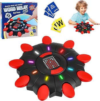 Word Game, The Quick Thinking Letter Pressing Word Games, Fast-Paced Family Board Game for Kids & Adults, Party Board Games for the Whole Family for 2 8 players, Interactive Alphabet Learning Toy