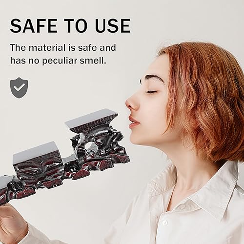 Miniatura 9 de ARTIBETTER Base antigua de jade Soporte de exhibición de madera china Soporte de madera de bolas de cristal Soporte de exhibición de tetera cuadrada