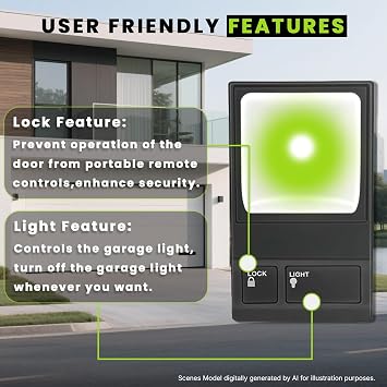 Multi-Function Control Panel Replacement for Liftmaster 78LM