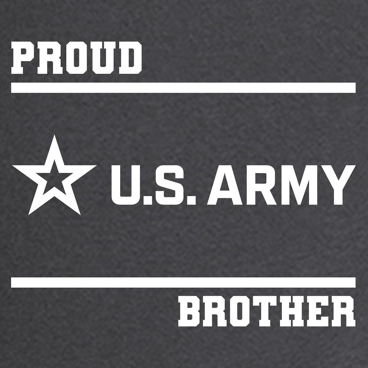CafePress Proud Army Brother White Men's Eco Sport T Shirt Men's Eco Sport Dark T-Shirt